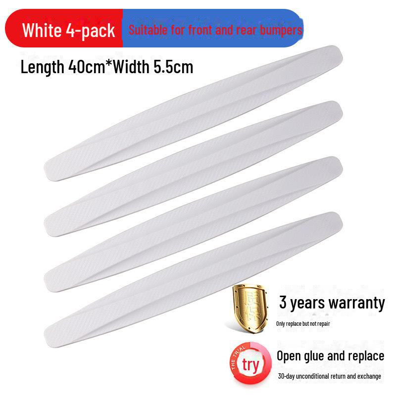 Защитные полосы из углеродного волокна для переднего и заднего бампера от царапин