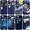 Чехол Tardis Box «Доктор Кто Ван Гог» для Apple iPhone 14 13 12 Mini 11 Pro Max 7 8 XR X XS 7 8 Plus SE 2020 2022, мягкий чехол
