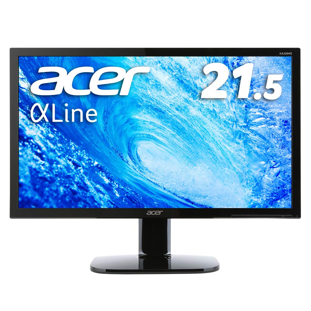 Acer Монитор AlphaLine KA220HQbmidx дюймов TN Full HD HDMI DVI Динамик без мерцания Снижение синего света Совместимость с креплением VESA 21,5 Антибликовое покрытие D-Sub
