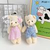 New Couple Bear Teddy Bear Cute Plush Doll Play House Toys Scenic Children's Gift