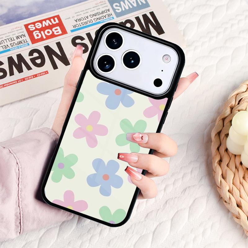 Groovy Flowers Hippie Bohemian Floral Retro Phone Case For IPhone 17 16e 15 14 13 12 11 Pro Max Air Mini Soft Protective Cover