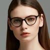 Retro Cat-Eye Eyeglass Frames - Fashion Trend 2360, Large European & American Style