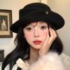 Korean-Style Rolled Brim Beret for Women - Elegant, Versatile Spring & Autumn Fashion Hat
