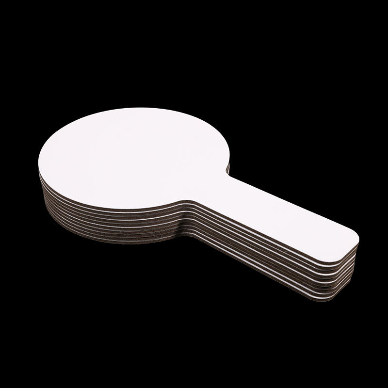 10Pcs Dry Erase Answer Paddles Handheld Double Sided Paddle Mini White Boards Small White Board Dry Erase Signs Auction Paddl