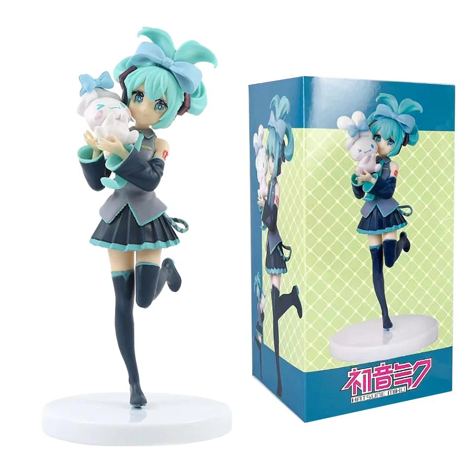 21cm Hatsune Miku Anime Figure Fashion Subclture Miku Action Figure PVC Collection Model Kawaii Girl Doll Toy Christmas Gift