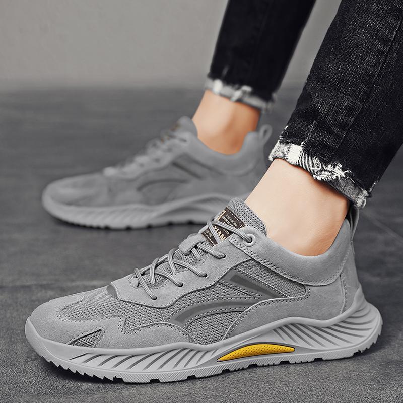 Мужская обувь из натуральной кожи, трендовая удобная повседневная обувь, уличные мужские кроссовки, мокасины, мужская обувь на плоской подошве