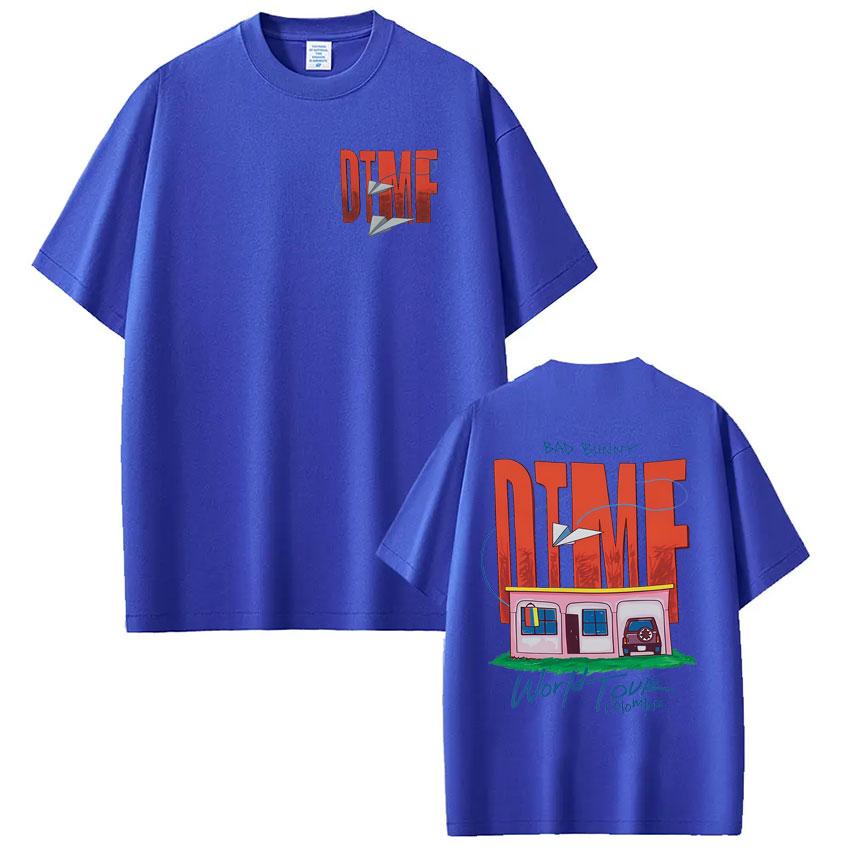 Bad Bunny Rapper Album Tshirt Debi Tshirt Remove More Photos DTMF Tour Luxury Fashion Hip Hop Mens Street Clothing Y2K