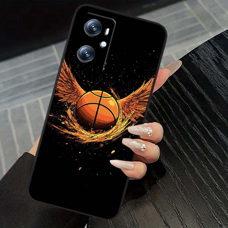 Спортивный стильный чехол для телефона OPPO Reno 5 6 7 A96 A40 A58 Realme GT A74 A78 Neo2 A74 A78 Find X5 X3 X7 X8 Черный