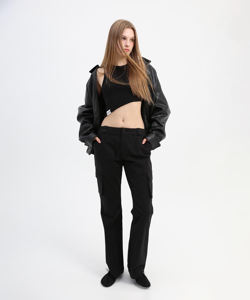 SLLOW GARMENTS Брюки-карго с разрезами