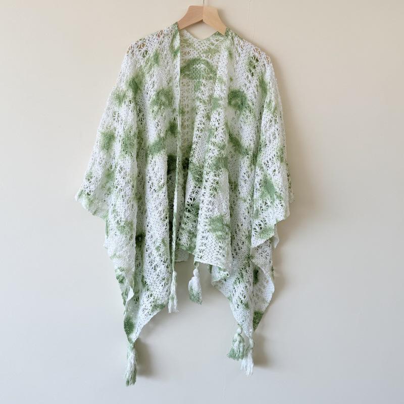 2025 Летний кардиган в этническом стиле - Женский легкий шаль для офиса и путешествий