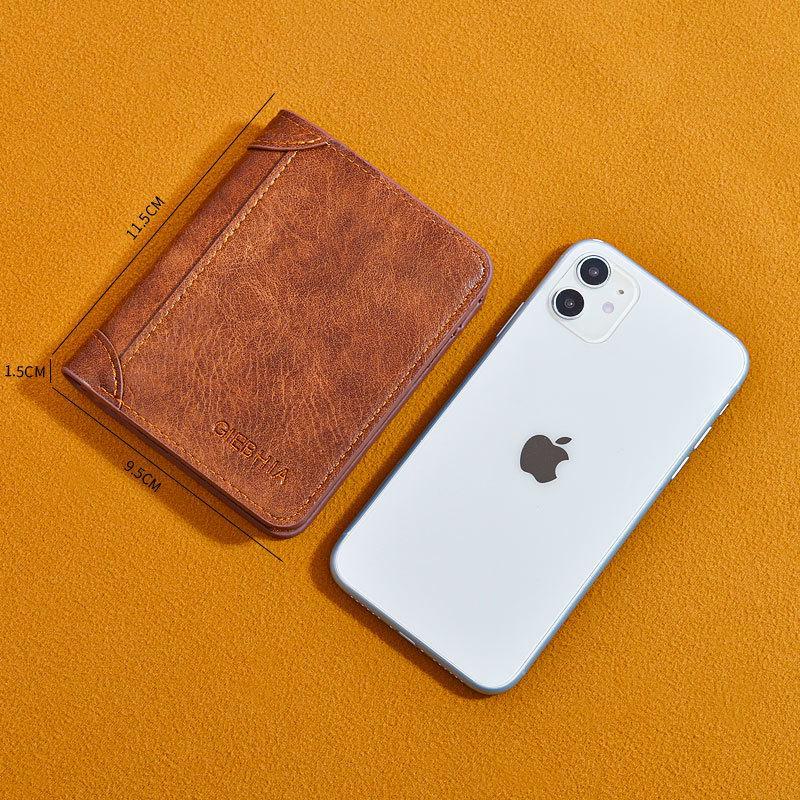 Men's Multi-Functional Ultra-Thin Wallet with Driver's License Holder