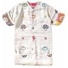 10mois Dimois - Hoppetta Fluffy Gauze 6-layer Gauze Swaddle Sleeper 100% Cotton Newborn ~ 3 Years Old Champignon Length 58cm 5369