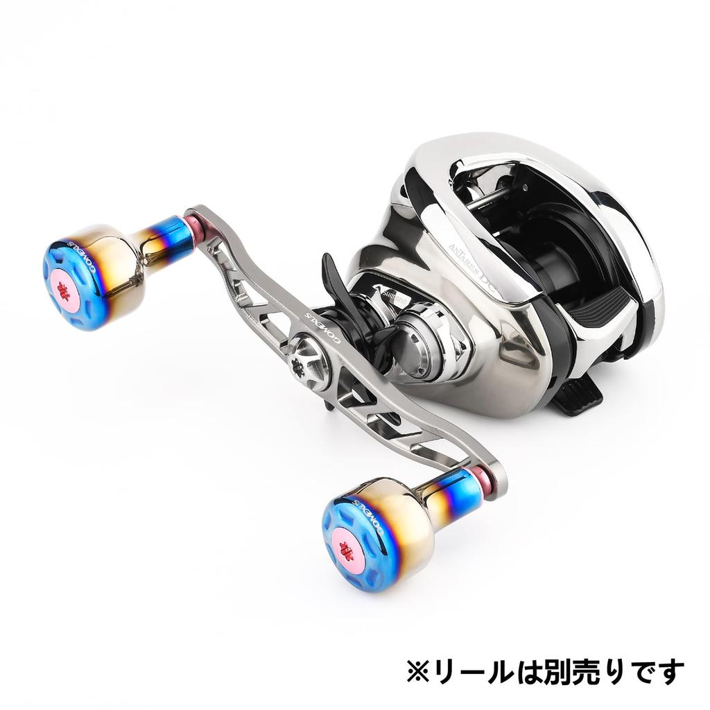 Gomexus Рукоятка катушки T27 Титан 30мм Тип S Daiwa Тип A Shimano Замена рукоятки Спиннинговая катушка Байткастинговая катушка Совместимая Морская рыбалка Лайт игра