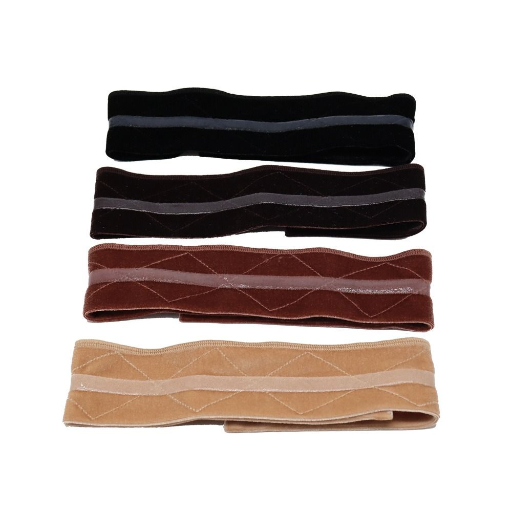Comfortable Velvet Wig Fixing Strap Silicone Anti-slip Wig Edge Strap  For Lace Frontal Wigs