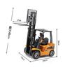 Yitong RC 1:14 2.4G Radio-Controlled 8CH Electric Engineering TruckForklift, Alloy-Reinforced, Multi-Function Truck Model, Large Toy with Grapple