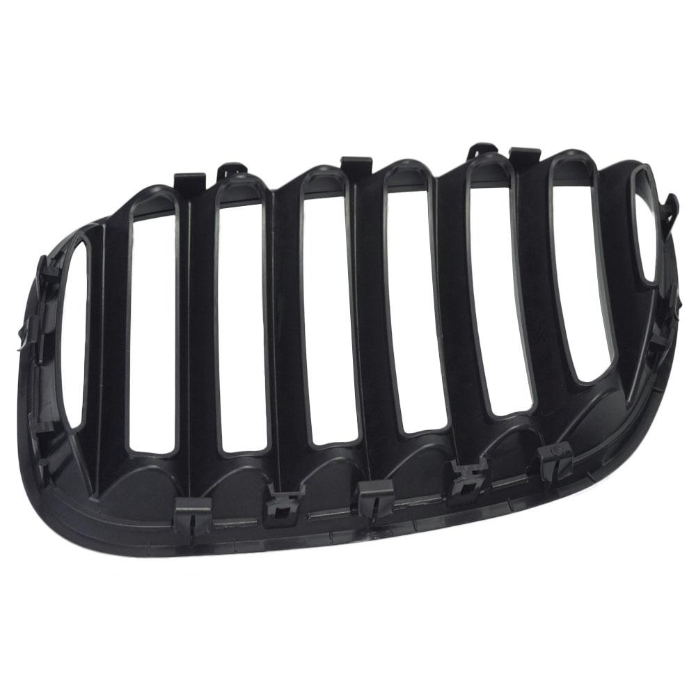 Передний капот левая правая решетка радиатора сменная решетка для BMW E53 X5 LCI 2004 2005 2006 Высококачественный глянцевый черный 1 планка Racing