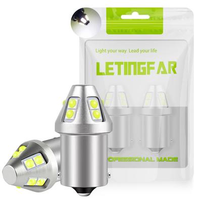 S25 LED Одиночный взрывной свет Белый S25 LED Задний фонарь, Встроенный обманщик, 1156 BA15S,