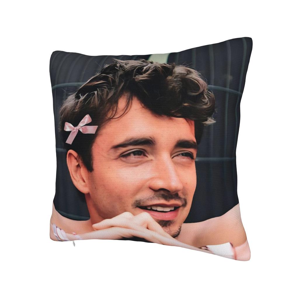 Decorative Pillowcase C-Charles Leclerc Merch Home Throw Pillow Case Cover Square Style Multi-Size