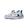 Converse Chuck Taylor All Star Superplay Холщовые Кроссовки с Мультяшным Принтом Астронавта на Липучках Прочные Дышащие Низкие Кроссовки для Ходьбы Детские Кроссовки Белые 765644C
