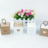 10Pcs Heart Vintage Kraft Paper Candy Gift Box Packaging Wedding Cardboard Box Cookie Bags Gift Bags Wrapping Supplies