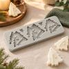 Handmade Christmas Tree Mold Silicone Wax Chip Mold Aromatherapy Wax Mold  Christmas Decoration