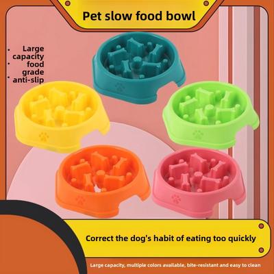 Миска для собаки, Миска для медленного кормления против удушья, Миска для кормления собак малых и средних пород, Миска для кошачьего корма, Миска для корма для собак против опрокидывания, Товары для питомцев