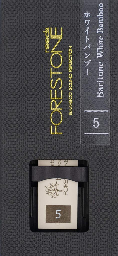 FORESTONE White Bamboo Reed for Baritone Saxophone [Hardness: 5.0] FSWB50