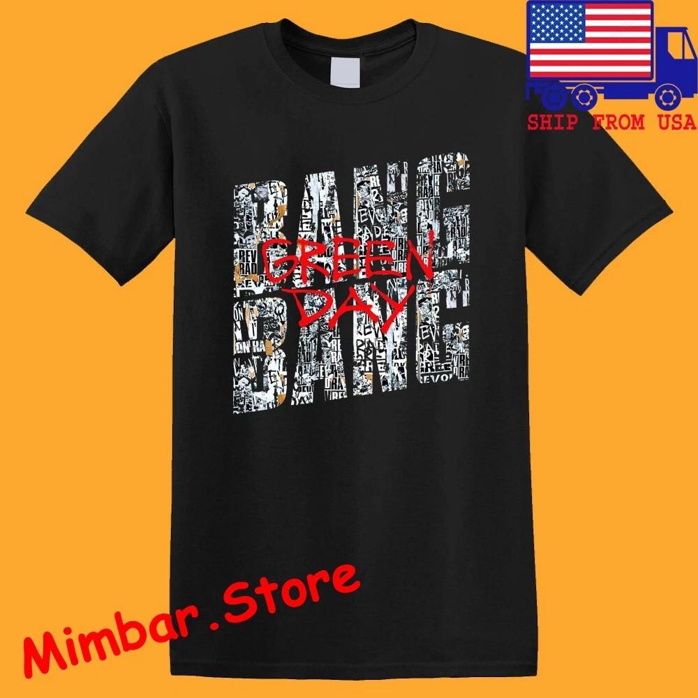 Green Day Bang-Bang Men's Black Size S-5XL