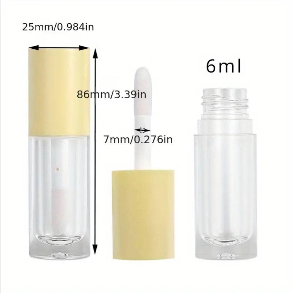Многоразовый контейнер для блеска для губ Morandi Cosmetic Container Lip Gloss Tube With Brush Makeup Tool