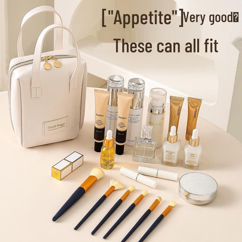 Портативная косметичка большого объема для макияжа и туалетных принадлежностей