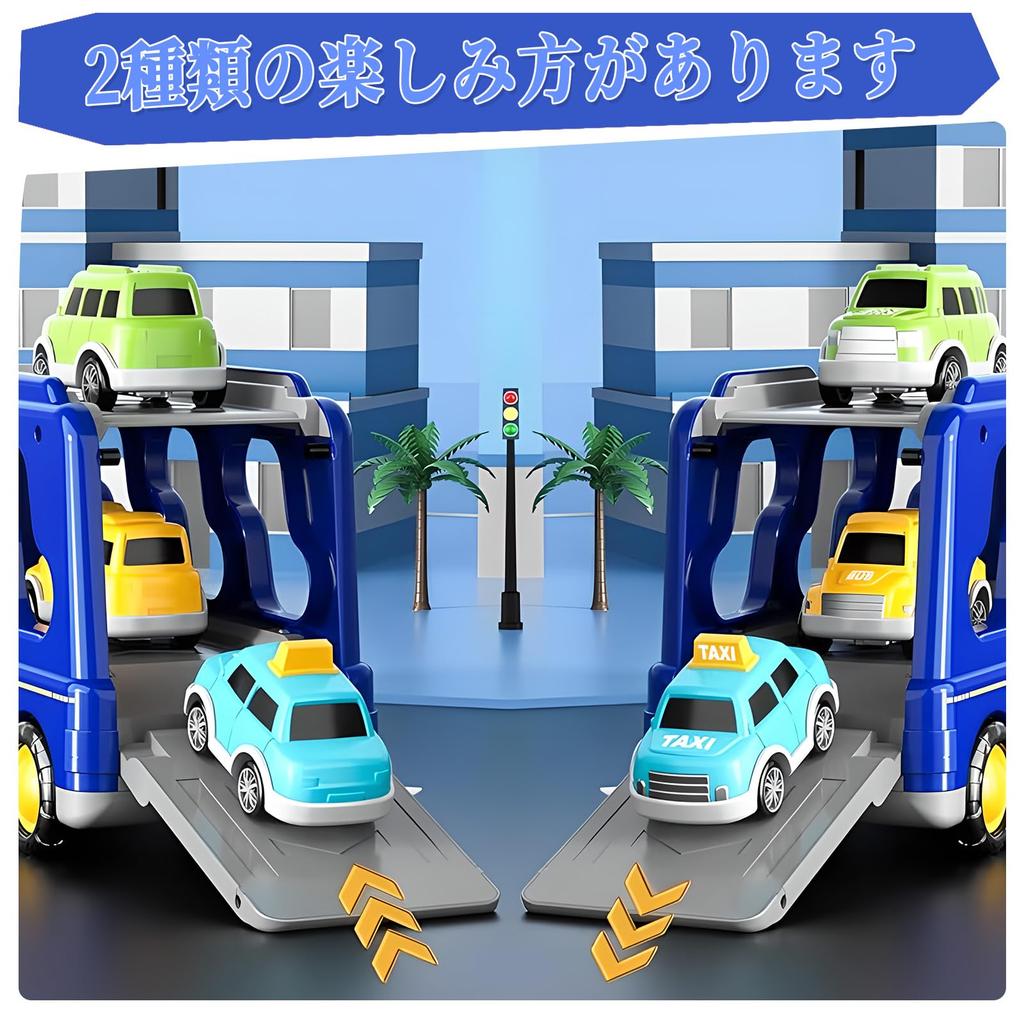 Миниатюрная игрушка строительная машина HIWO для мальчиков и девочек возрастов и включает в себя перевозчик и огни и для помещения на день рождения Рождество Доступна в и синем цвете