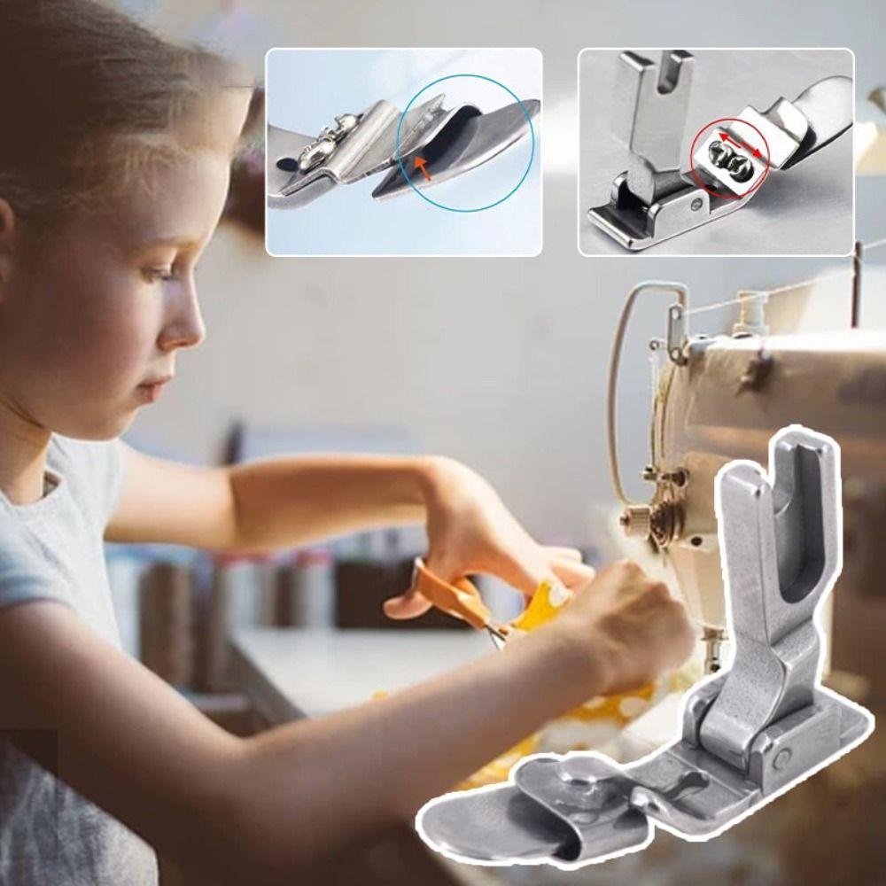 Adjustable Curved Skirt Hemming Presser Foot Hem Pull Tube Hemming Presser Foot  Sewing Machine