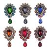 Elegant Unisex Big Water Drop Dress Rhinestones Fashion Accessories Jewelry Corsage Brooch Pins