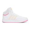 Adidas Neo Hoops Mid 3.0 Kids Casual Durable Mid-Top Sneakers Cloud White Kids Sneakers HP6158