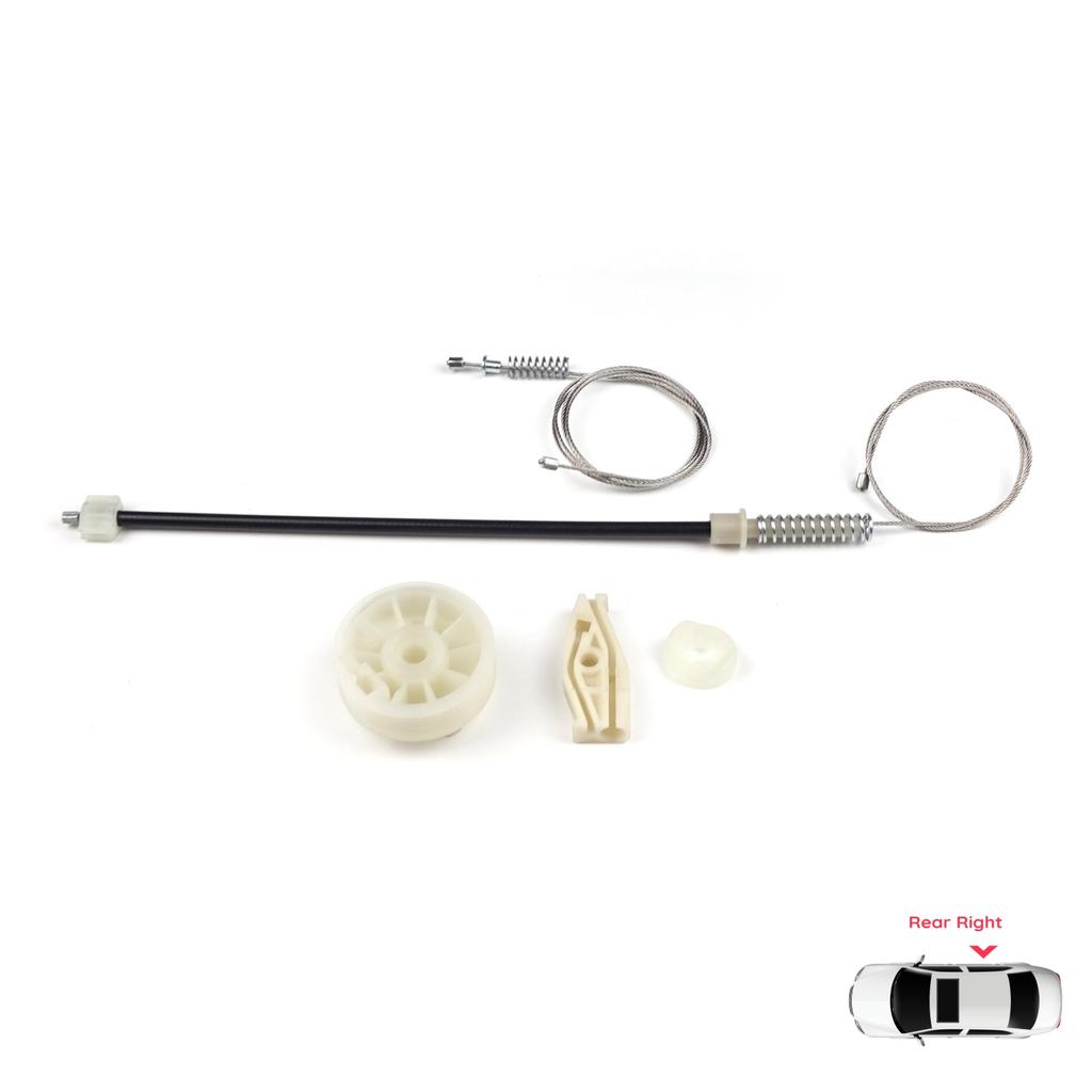 EWR913 Комплект для ремонта стеклоподъемника Задний правый для Peugeot 206 CC 2D T16 2000-2008 2-дверное купе кабриолет 922458