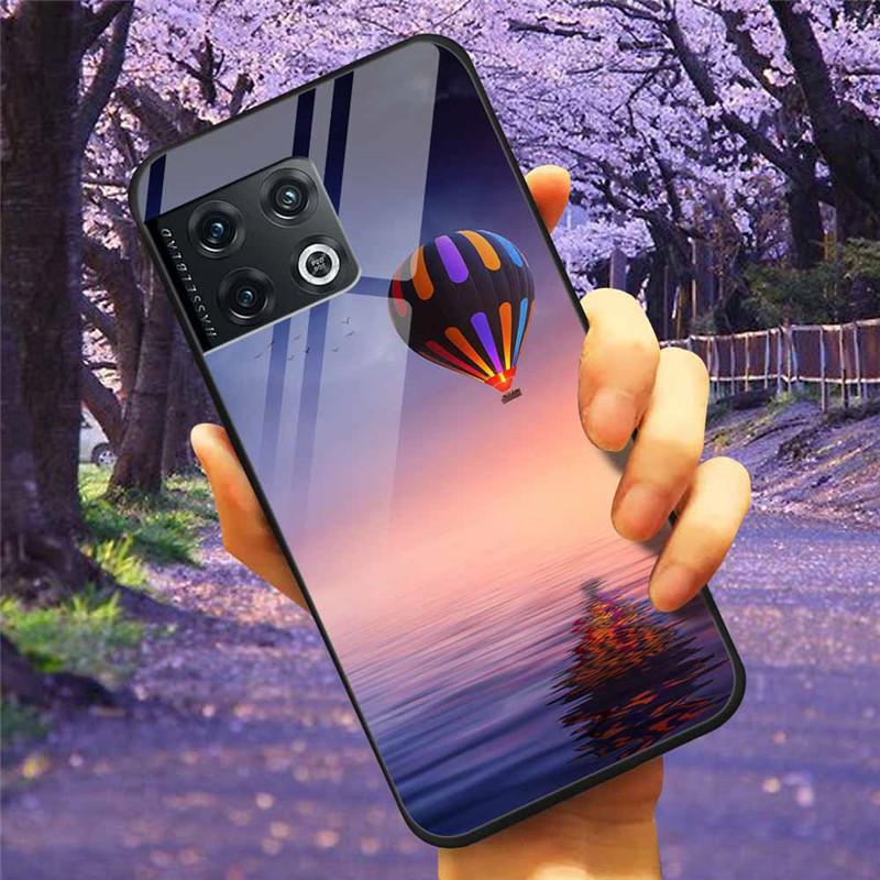 For OnePlus 10 Pro 5G Case 6.7'' Tempered Glass Starry Marble Hard Back Cover for One Plus 10Pro Funda Capa Oneplus10pro Coque