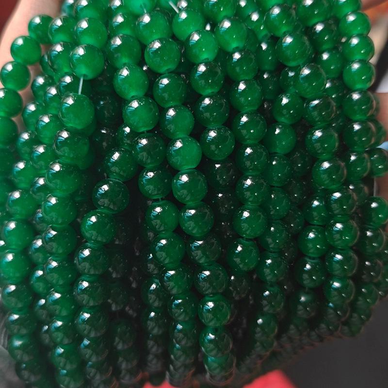 DIY цветные хрустальные стеклянные имитационные нефритовые бусины для аксессуаров ручной работы