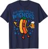 Just Here For The Wieners Hotdog Funny Oktoberfest Unisex T-Shirt