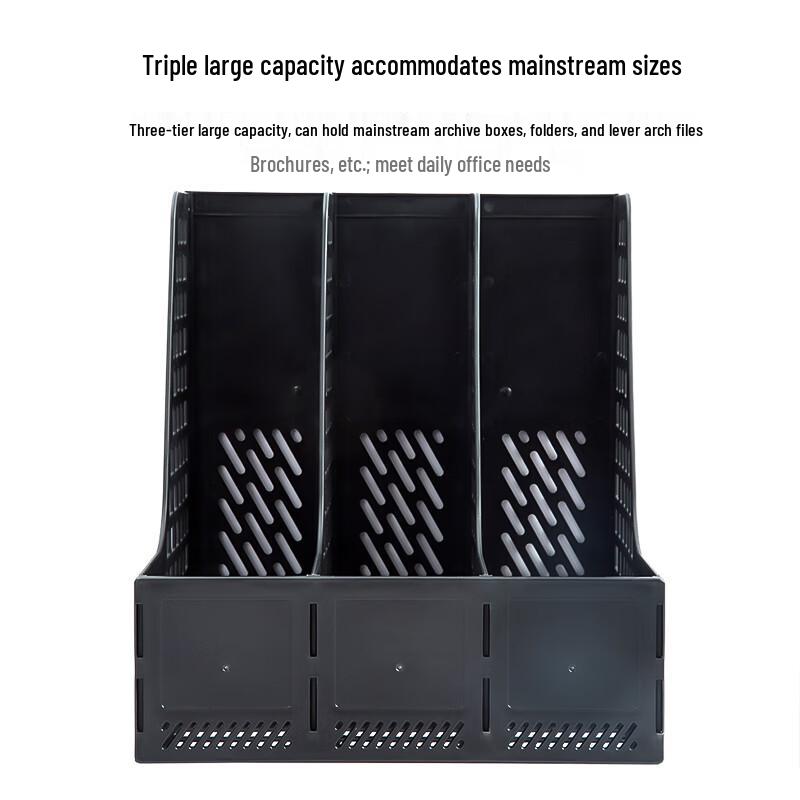 Deli 3-Tier Detachable Mesh Desktop File Organizer