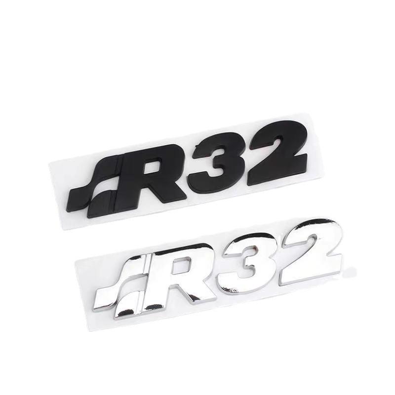 1 шт. Металлический значок-эмблема R32 для автомобиля Наклейки Для Golf 2 3 4 5 Magotan Passat SR32 MK4 MK5 MK6 Стайлинг автомобиля