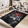 1pc wolf alone Carpet Anti Slip Polyester Floor Mat for office.Bedroom