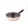 Hirosho Frying Pan, White, Approx. 36.5 X 21.3 X 10cm