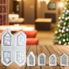 Silicone House Handicraft Mold Ornament Versatile Art House Candle Molds House Resin Making Molds for Table Decoration