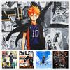 Home Decor Japanese Cartoon Haikyuu Poster Painting Hd Volleyball Boy Painting Wall Painting Bedroom Anime Bedroom Cafe Wall No Frame
