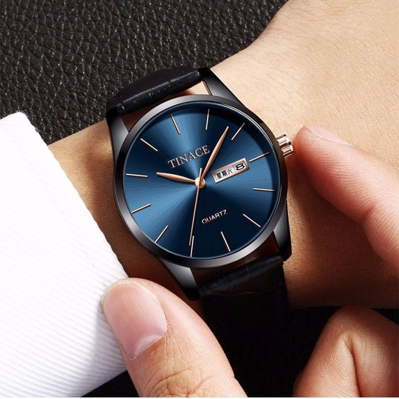 Часы для подростков Мужские часы для старшеклассников Модные механические часы для школьников младших классов Кварцевые водонепроницаемые электронные часы