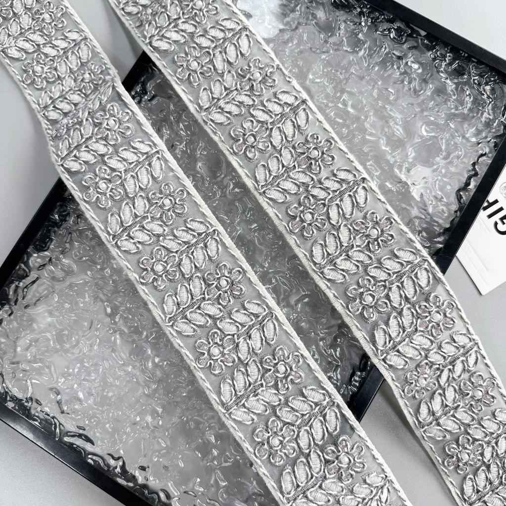 Exquisite 5Cm Car Strand Line Decoration Beads Embroidery Lace Clothing Window Decoration Luggage Belt Accessories Lace Accessories