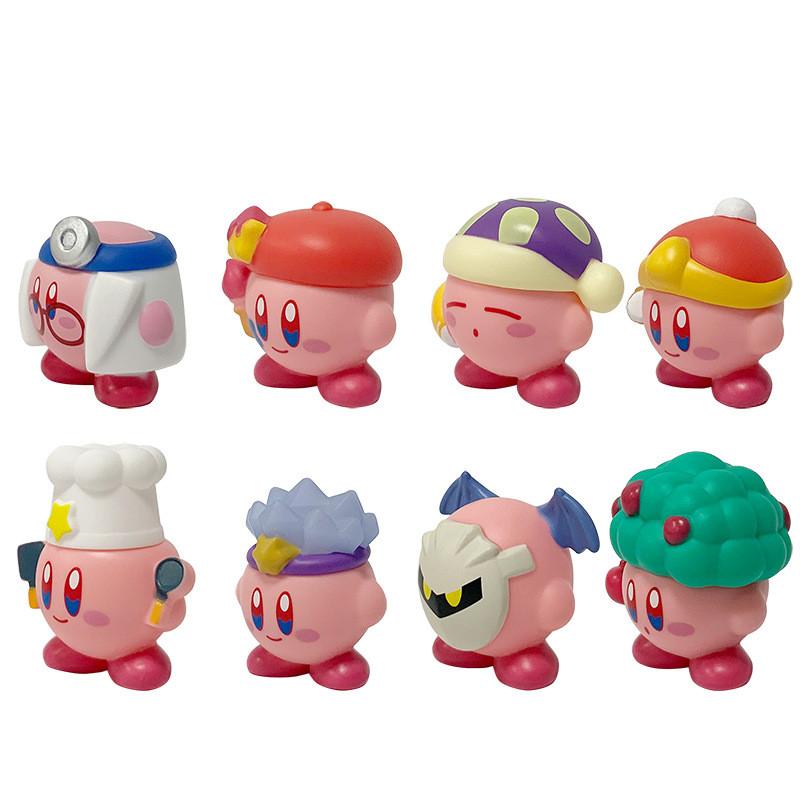 Витрина для демонстрации игрушечных моделей из франшизы Kirby из прочного ПВХ для декора рабочего стола