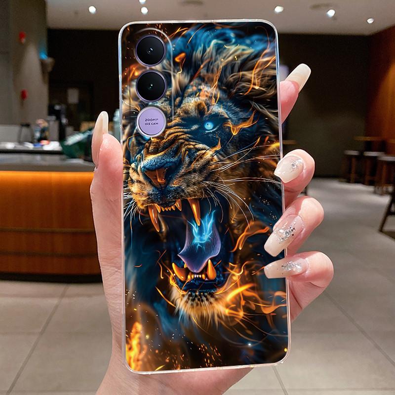 Чехол для Vivo V70 FE V70FE 5G V2550 Чехол для телефона Эстетичный Роскошный Милый Крутой Для Мальчиков Девочек Мягкий Силикон Прозрачный ТПУ Чехол-Оболочка