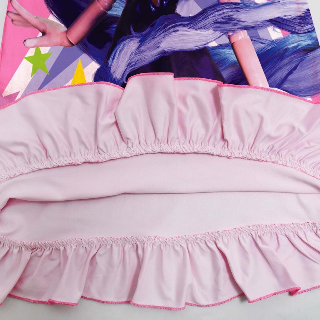 82621 Детское платье для девочек Bobi Time с принтом Лили, с оборками, повседневное