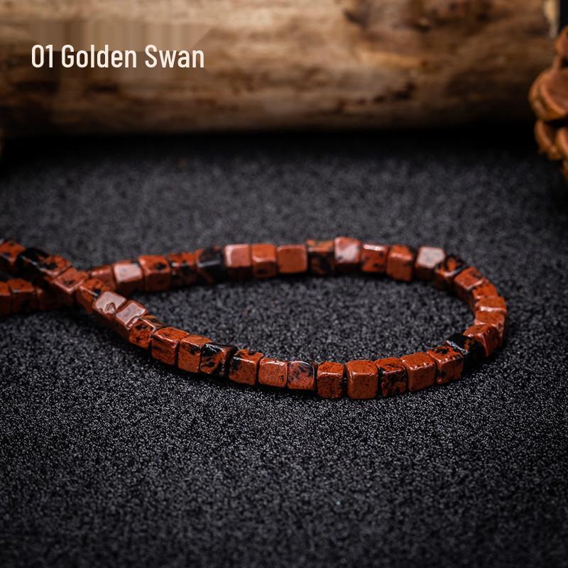 Кубики из натурального камня лазурита и бирюзы 4 мм – Креативный стиль